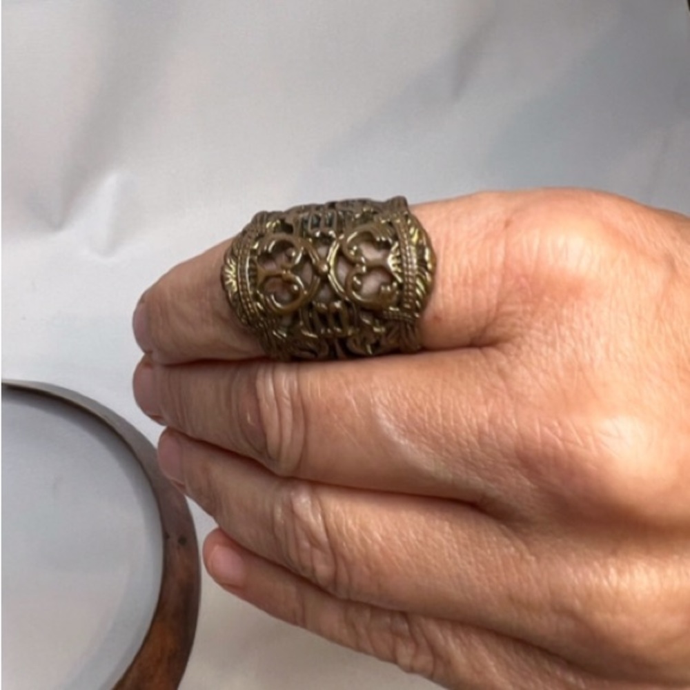 Bronze costume ring small size